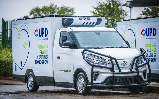 UPD launches SA’s first solar-powered refrigerated electric vehicle fleet